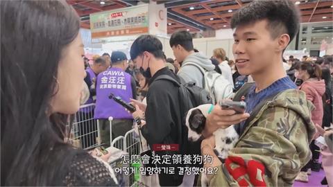 韓妞逛寵物展見認養過程　感動喊：你人真的好好