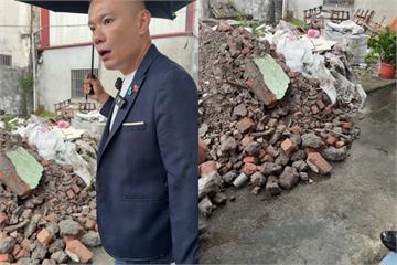 出門買菜「家被剷平」！台中住戶控建商強拆　門口被倒廢棄物