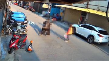 【有片】驚悚！女子突遭男子持繩索勒脖、毆打　男友、路人合力壓制