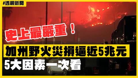 透視新聞／史上最嚴重！加州野火災損逼近5兆元　5大因素一次看