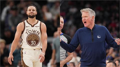 NBA(影)／3分打、妨礙中籃都沒了！勇士主帥氣炸遭驅逐出場、一哥柯瑞直言荒唐