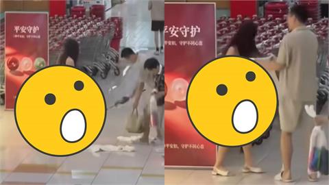 正妹賣場突暴走！當眾脫到「只剩內衣褲」失控畫面曝光…老司機歪樓：身材很好