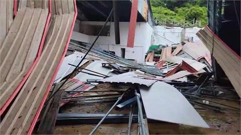 基隆活動中心屋頂崩塌工人受傷　結構技師初判有「兩大主因」