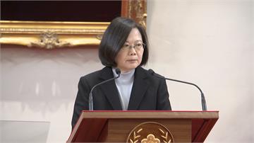 韓國瑜揚言選上後重新檢討 蔡英文：《反滲透法》讓台灣民主受保障