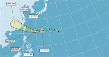 楊柳颱風直衝台灣！恐從花蓮登陸「週三風雨最劇烈」