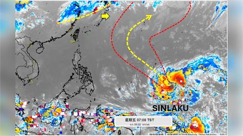 辛樂克颱風恐又強又大！專家曝路徑轉彎「對台影響曝光」4月颱警報曾出現柯吉拉
