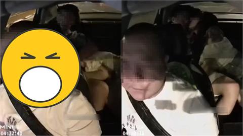 情侶後座「激戰交纏」做運動！司機偷瞄超尬「衝撞片流出」網驚：真老司機