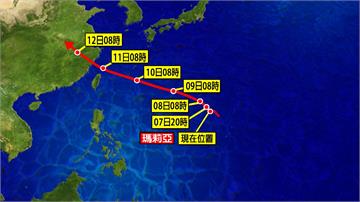 瑪莉亞強颱逼近台灣！週二將發布陸上警報