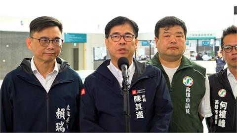 蔡其昌建議高雄蓋巨蛋　陳其邁妙回：或許是未來市長的事情