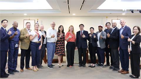 美議會領袖訪問團來訪 展現強化台美地方關係