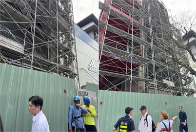 快新聞／台北信義威秀外牆施工「鐵條飛落」　母子遭砸最小年僅12歲