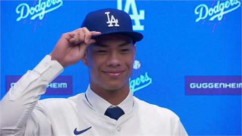 MLB(影)/道奇19歲柯敬賢被點名有望搶進百大新秀排行榜!官網大讚長打能力驚人