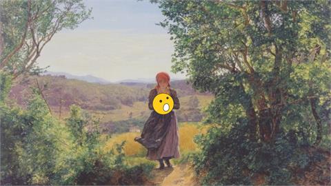 奧地利畫家能預知未來？1860年畫作女子竟在「滑iPhone」！