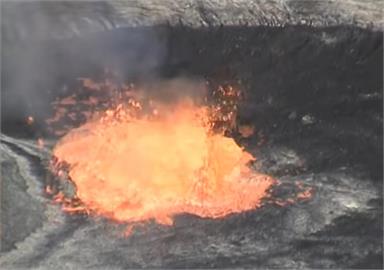 快新聞／壯觀！ 衣索比亞火山被丟包裹　熔岩四溢畫面曝光