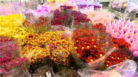 迎春節！因應民眾買花需求　台北花市108小時不打烊