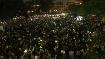 禁蒙面法生效後首場合法集會 港人盼美通過「香港人權與民主法案」