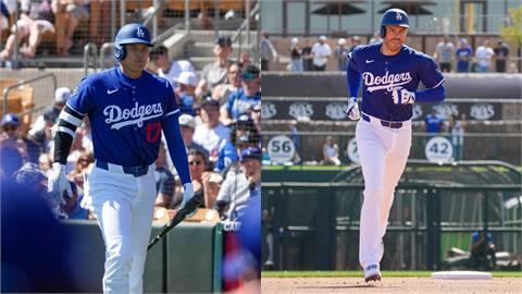 MLB(影)／大谷熱身賽敲安慶祝卻「落空」　「自由人」弗里曼再度開轟