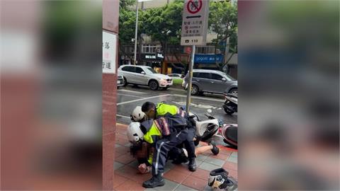 快新聞／法網難逃！毒品、詐欺通緝犯拒檢狂逃信義區　警民合力壓制逮捕