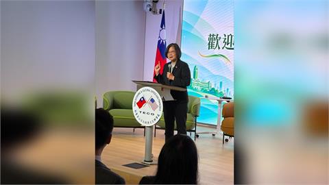 快新聞／蔡英文與矽谷科技青年座談　籲將台灣經驗帶向國際