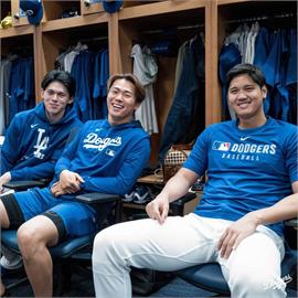 MLB／這畫面太帥難以直視！道奇「日籍三本柱」大谷、山本、佐佐木合體同框