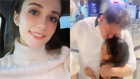 瑞莎父母「冒戰火」飛烏克蘭探親！機場「不捨送別」畫面曝光：快回台灣
