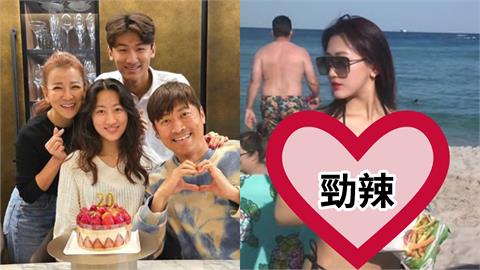 比基尼辣妹竟是曾雅蘭愛女!「SSR身材」海邊大解放…她喊:羨慕又忌妒