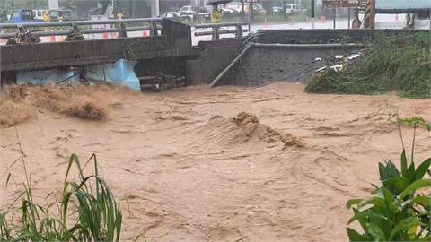台東大雨2鄉停班課　多處道路崩塌交通受阻