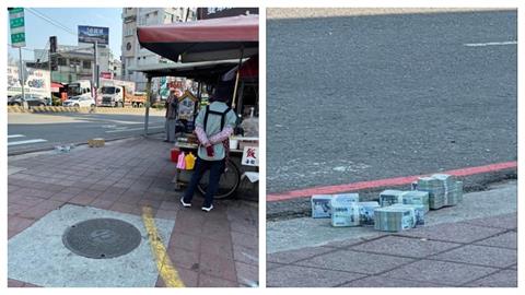 鈔票也要曬太陽？永康男「600萬真鈔」丟路邊回應：怕錢發霉