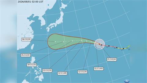 快新聞／「白海豚」恐成今年最強颱！暴風圈可能再擴大　最新路徑曝光了