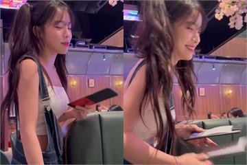李多慧吃飯巧遇粉絲「拿走他帳單」！擠眉弄眼示意請客　逗趣畫面曝