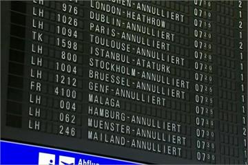 德國航空現罷工潮 境內4座機場癱瘓