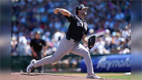 MLB(影)／洋基賽揚王牌柯爾週六將首度在復健賽登板！距離復出又靠近了一點