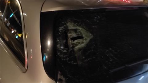 建國高架行車糾紛　被害人被攔下砸車