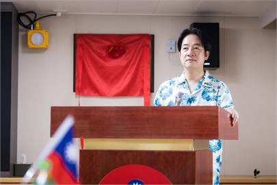 快新聞／賴出訪所到之處插國旗、唱國歌　汪浩：蕭旭岑不敢在台灣揮國旗