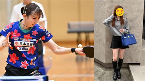 運動美女(影)／「桌球女神」早田希娜也太美！私服造型曝光　網讚：根本模特兒