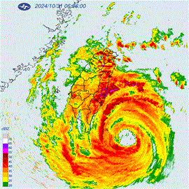 快新聞／紫爆！康芮風雨籠罩全台　4縣市大雷雨警報、12縣市豪雨特報