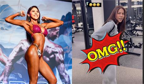 蕾菈練成「筋肉辣妹」遭轟全是整的！本尊「猛捏2處」認了：下月測試做腹肌