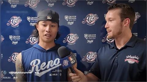 MiLB(影)／林昱珉英文受訪！「優質先發+流利口條」被讚爆　網：有Ray的感覺