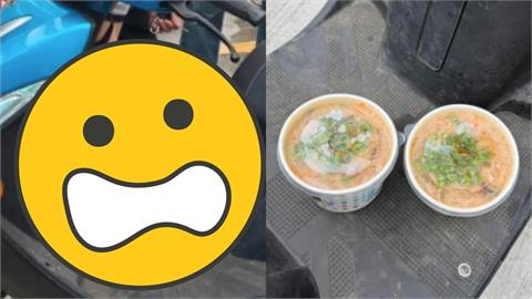 塑膠袋喊漲「1至5元不等」阿北不幹！2碗熱麵線「夾中間騎回家」議員看傻眼