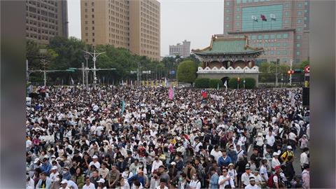 民眾黨稱凱道「破8萬人」　AI分析：大膨風！現場僅「這些人」