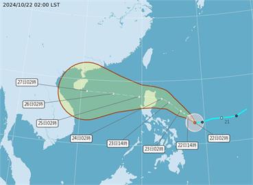 快新聞／輕颱「潭美」今生成！路徑仍待觀察　颱風論壇：6區慎防強降雨