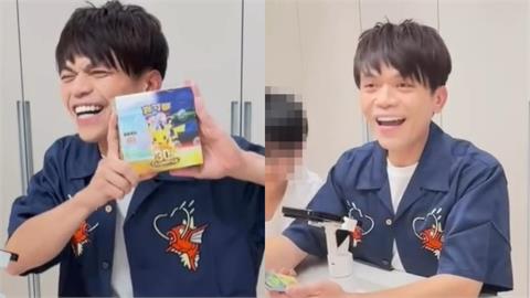 蔡阿嘎品牌爭議未平息！帶2兒「開箱寶可夢卡」又被酸爆⋯網朝聖反應曝光