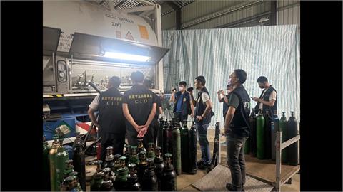 國內史上最大宗「笑氣分裝廠」！　笑氣量可分裝1.7萬支鋼瓶總價值8500萬