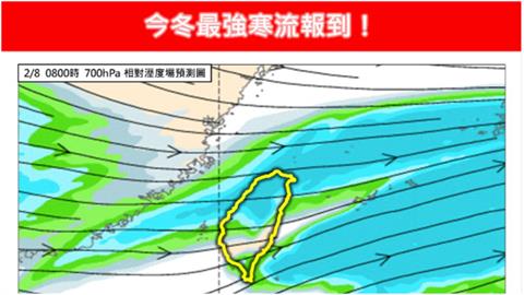 全台「僅2縣市」躲低溫燈號！專家示警「超強寒流3特徵」一路冷到這天