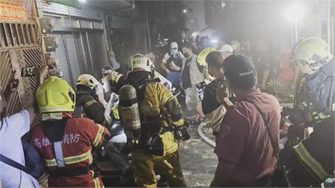 高雄民宅火警9旬屋主自行逃出　兒子獲救稱：火是我放的