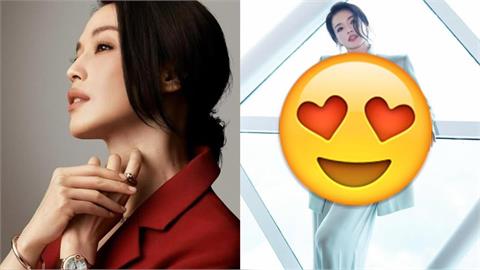 舒淇曬「半透明透視西裝照」慶50歲生日　凍齡美貌引馮德倫留言放閃！