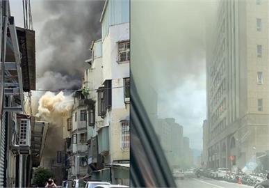 快新聞／蘆洲信義路頂樓加蓋火警「黑煙直竄天際」　目前傷亡不明