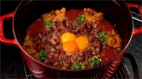 日式燒肉大玩創意　牛舌做成小錢包、海陸結合牛肉炊飯