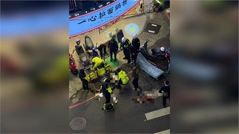 快新聞／板橋街頭喋血！男腹部中刀「血流滿地」　惡煞行兇動機曝