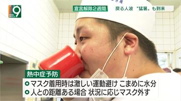 熱浪席捲日本九州！民眾防疫戴口罩悶壞了